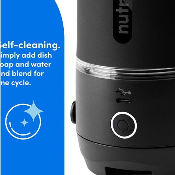 NutriBullet Flip Insulated Portable Blender- Black - Picture 7 of 15